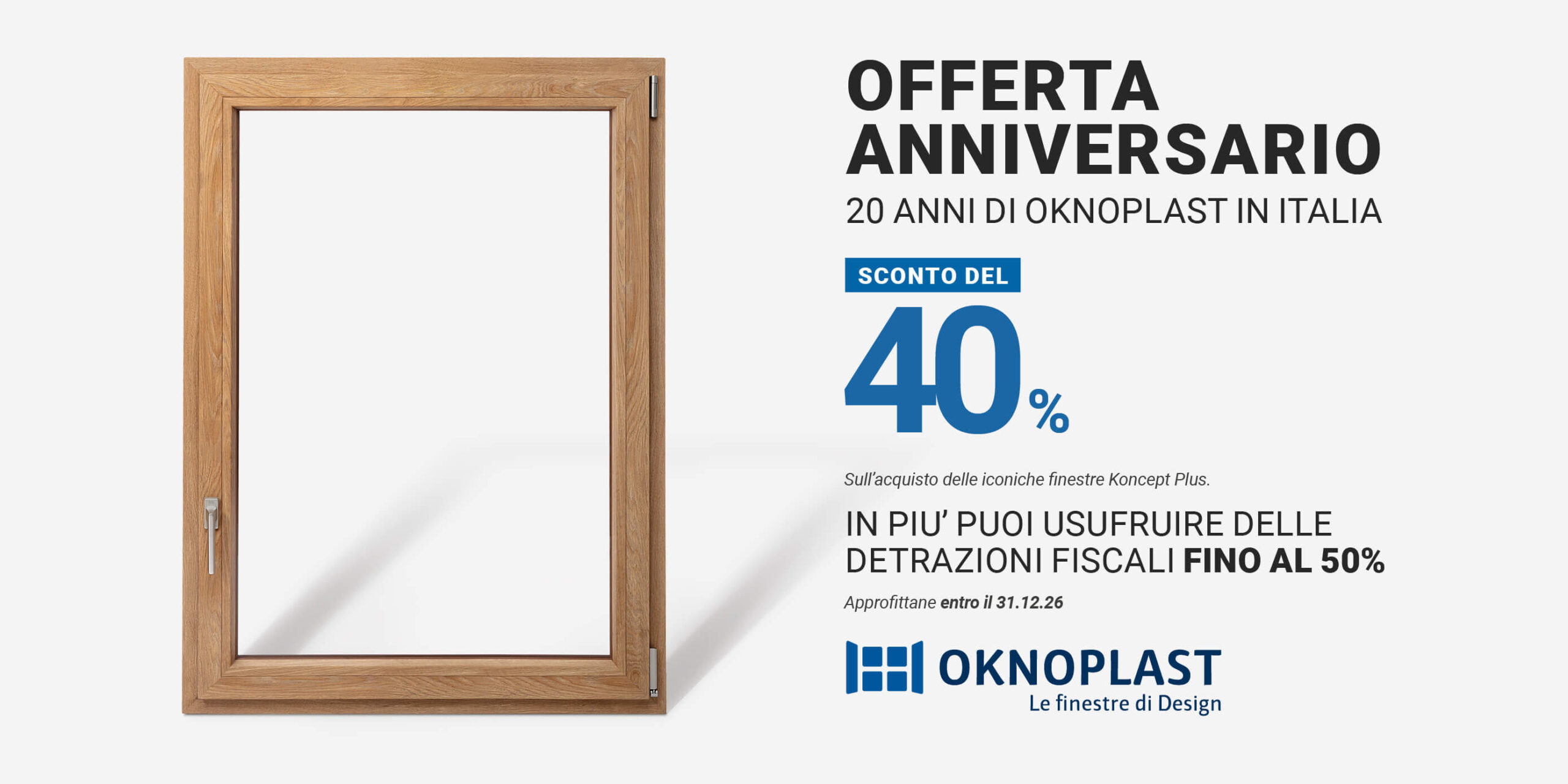 Un'offerta esclusiva per un anniversario speciale - FQ Serramenti